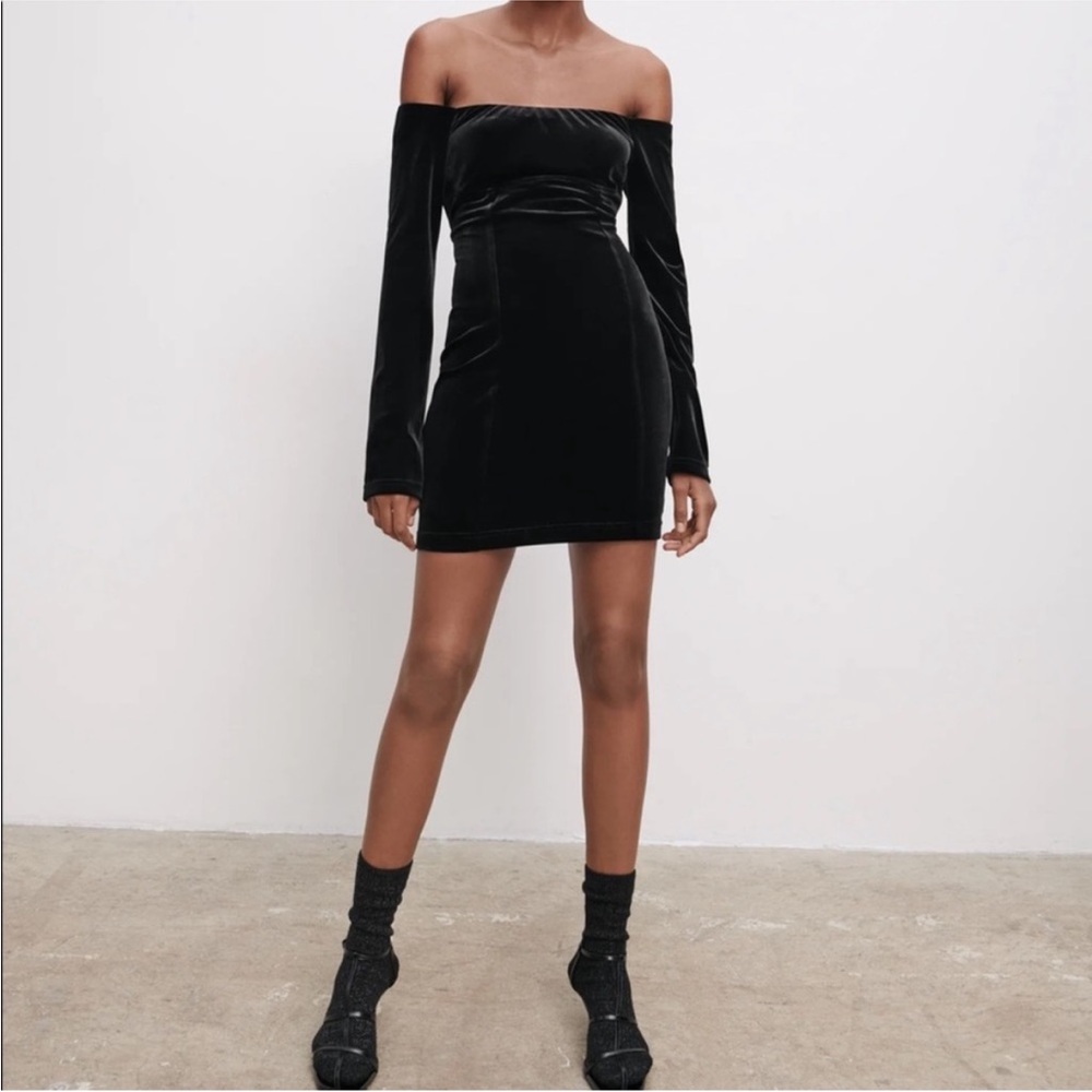 Zara velvet dress - large size